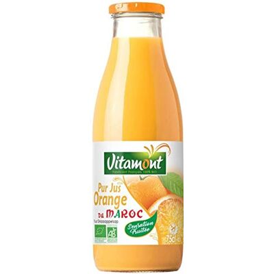 VITAMONT Pur Jus d'Orange du Maroc Sensation Fruitée 1 Unité - Publicité VITAMONT Pur Jus d'Orange du Maroc Sensation Fruitée 1 Unité - Publicité
