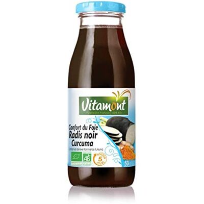 VITAMONT BOISSON CONFORT DU FOIE RADIS NOIR CURCUMA 50CL - Publicité VITAMONT BOISSON CONFORT DU FOIE RADIS NOIR CURCUMA 50CL - Publicité