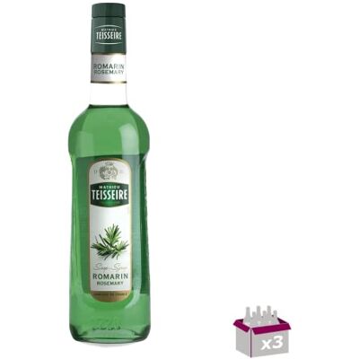 Wine And More Lot de 3 TEISSEIRE Sirop Romarin 70cL - Publicité Wine And More Lot de 3 TEISSEIRE Sirop Romarin 70cL - Publicité