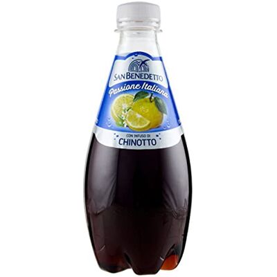 San Benedetto Chinotto Passione Italiana Lot de 12 flacons de soude 100 % italienne en PET 40 cl - Publicité San Benedetto Chinotto Passione Italiana Lot de 12 flacons de soude 100 % italienne en PET 40 cl - Publicité
