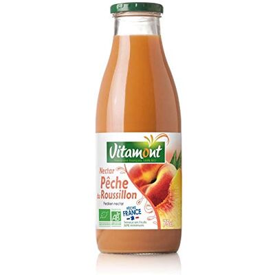 VITAMONT Nectar de Pêche du Roussillon France 1 Unité - Publicité VITAMONT Nectar de Pêche du Roussillon France 1 Unité - Publicité