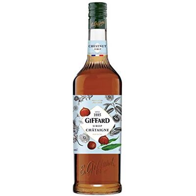 Giffard Sirop Saveur Châtaigne Recette et Fabrication Françaises Gourmand et Intense 1 Litre - Publicité Giffard Sirop Saveur Châtaigne Recette et Fabrication Françaises Gourmand et Intense 1 Litre - Publicité
