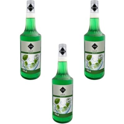 Wine And More Lot de 3 Sirops Rioba Basilic 3x70cL - Publicité Wine And More Lot de 3 Sirops Rioba Basilic 3x70cL - Publicité