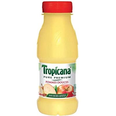 Tropicana Pommes Douces 25cl (pack de 12) - Publicité Tropicana Pommes Douces 25cl (pack de 12) - Publicité