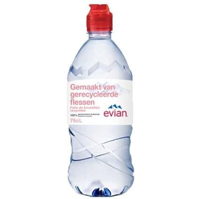 Evian Eau minérale 6 x 0,75 litres - Publicité Evian Eau minérale 6 x 0,75 litres - Publicité