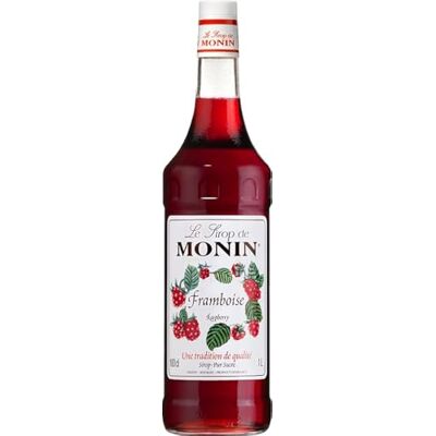 Monin Sirop de Framboise pour Cocktail, Limonade et Soda Arômes Naturels 1L - Publicité Monin Sirop de Framboise pour Cocktail, Limonade et Soda Arômes Naturels 1L - Publicité