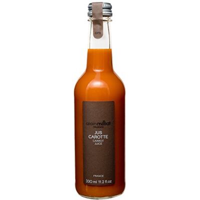 Alain Milliat Jus de carotte milliat 33cl - Publicité Alain Milliat Jus de carotte milliat 33cl - Publicité