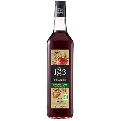 1883 MAISON ROUTIN Sirop bio de fraise - Publicité 1883 MAISON ROUTIN Sirop bio de fraise - Publicité
