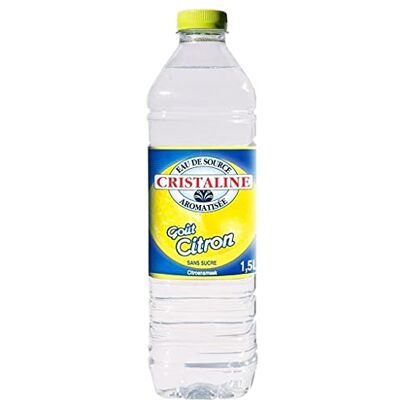 Cristaline Citron 1,5L (pack de 6) - Publicité Cristaline Citron 1,5L (pack de 6) - Publicité