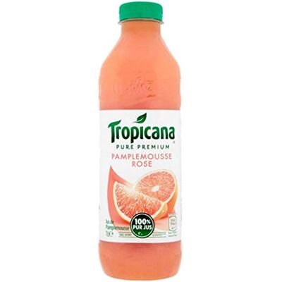 Tropicana Jus de Fruits Pure Premium Pamplemousse Rose 6 x 1 L - Publicité Tropicana Jus de Fruits Pure Premium Pamplemousse Rose 6 x 1 L - Publicité