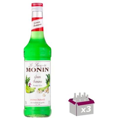 Wine And More Lot de 3 Sirop Banane verte 70cL - Publicité Wine And More Lot de 3 Sirop Banane verte 70cL - Publicité