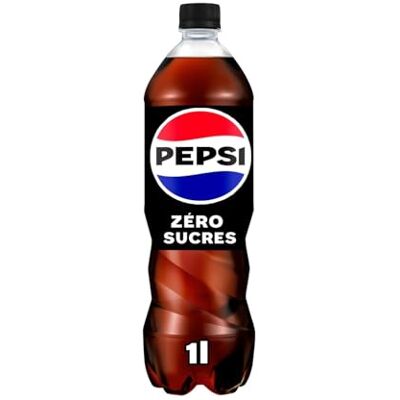 Pepsi Zéro Sans Sucres Bouteille 1L - Publicité Pepsi Zéro Sans Sucres Bouteille 1L - Publicité