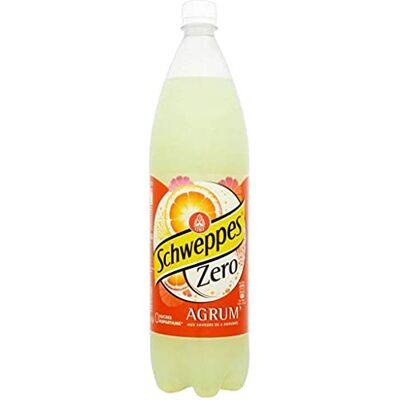 Schweppes Agrum Zero 1,5L (lot de 12) - Publicité Schweppes Agrum Zero 1,5L (lot de 12) - Publicité