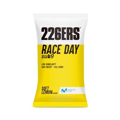 226ERS Sub9 Race Day Energy Drink Boisson Energisante en Poudre avec BCAA, Sodium et L-Carnitine 1 Enveloppe - Publicité 226ERS Sub9 Race Day Energy Drink Boisson Energisante en Poudre avec BCAA, Sodium et L-Carnitine 1 Enveloppe - Publicité