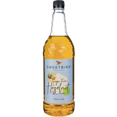 Sweetbird Sirop de noisette sans sucre 1 litre FS252 - Publicité Sweetbird Sirop de noisette sans sucre 1 litre FS252 - Publicité