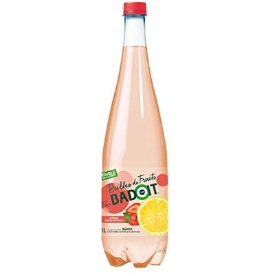 genéric BADOIT Badoit bulles de fruits citron touche de fraise 1l Quatre Articles - Publicité genéric BADOIT Badoit bulles de fruits citron touche de fraise 1l Quatre Articles - Publicité