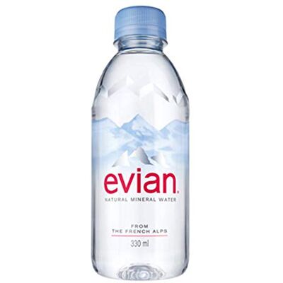 Evian Eau minérale, 23 x 330 ml - Publicité Evian Eau minérale, 23 x 330 ml - Publicité