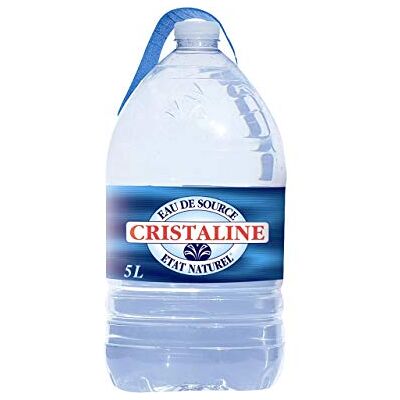 Cristaline - Eau de source - Bonbonne 5 L - Water - Publicité Cristaline - Eau de source - Bonbonne 5 L - Water - Publicité