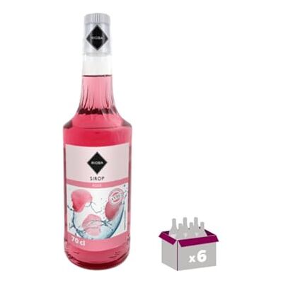 Wine And More Lot de 6 Sirops Rioba Rose 6x70cL - Publicité Wine And More Lot de 6 Sirops Rioba Rose 6x70cL - Publicité