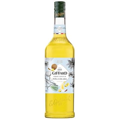 Giffard Sirop Saveur Pinacolada Recette et Fabrication Françaises Doux et Aromatique 1 Litre - Publicité Giffard Sirop Saveur Pinacolada Recette et Fabrication Françaises Doux et Aromatique 1 Litre - Publicité