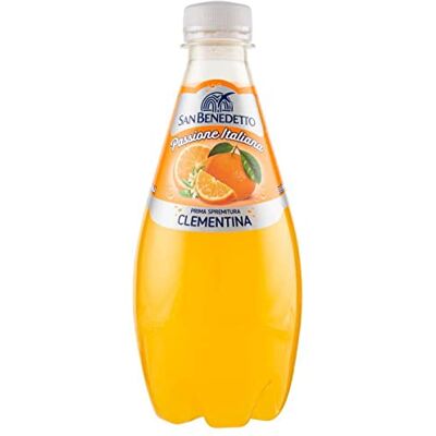 San Benedetto Prima Spremitura Clementina Passione Italiana PET 40 cl Soda 100 % boisson italienne gazeuse oranges Lemonade - Publicité San Benedetto Prima Spremitura Clementina Passione Italiana PET 40 cl Soda 100 % boisson italienne gazeuse oranges Lemonade - Publicité