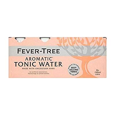 FEVER-TREE Fever Tree Aromatic Tonic Water in Cans 24x150ml - Publicité FEVER-TREE Fever Tree Aromatic Tonic Water in Cans 24x150ml - Publicité