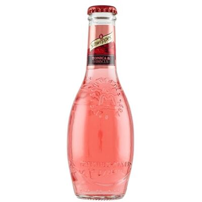 Schweppes Hibiscus Heritage Tonic Premium 24 x 20 cl - Publicité Schweppes Hibiscus Heritage Tonic Premium 24 x 20 cl - Publicité