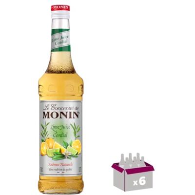 Wine And More Lot de 6 Sirop Concentré Lime Juice Cordial Citron/Citron vert 70cL - Publicité Wine And More Lot de 6 Sirop Concentré Lime Juice Cordial Citron/Citron vert 70cL - Publicité