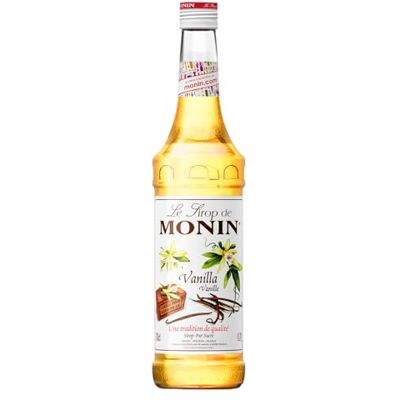 Monin Sirop de Vanille de Madagascar Pour Café, Chocolat Chaud, Capuccino ou Latte Arômes Naturels Bouteille en Verre 70 cl - Publicité Monin Sirop de Vanille de Madagascar Pour Café, Chocolat Chaud, Capuccino ou Latte Arômes Naturels Bouteille en Verre 70 cl - Publicité