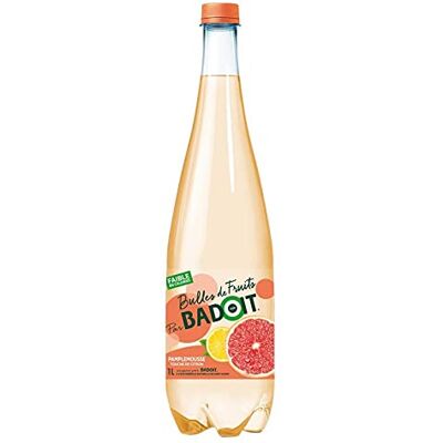 Badoit Eau Aromatisé Pamplemousse Citron Touche Citron 1L Lot De 4 Vendu Par Lot - Publicité Badoit Eau Aromatisé Pamplemousse Citron Touche Citron 1L Lot De 4 Vendu Par Lot - Publicité