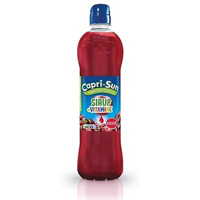 Capri Sun Sirop Cerise Vitamine et Cerise 600 ml - Publicité Capri Sun Sirop Cerise Vitamine et Cerise 600 ml - Publicité