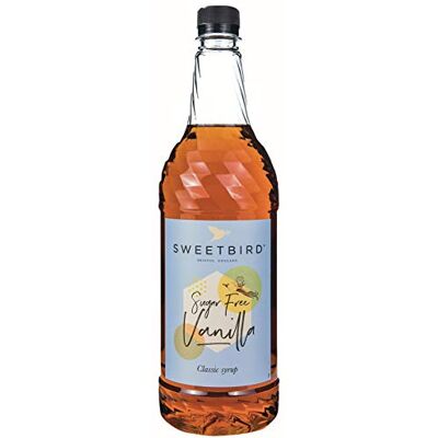 Sweetbird Sirop de vanille sans sucre 1 litre FS253 - Publicité Sweetbird Sirop de vanille sans sucre 1 litre FS253 - Publicité