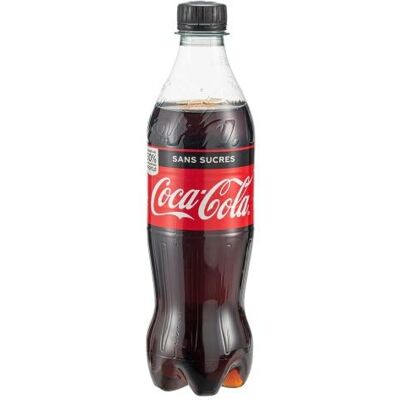 Coca-Cola Zéro bouteille 50 cl Carton de 24 - Publicité Coca-Cola Zéro bouteille 50 cl Carton de 24 - Publicité