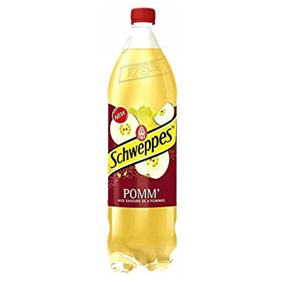 Schweppes Pomme 1,5L (lot de 12) - Publicité Schweppes Pomme 1,5L (lot de 12) - Publicité