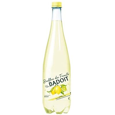 Badoit Bulles de Fruits Citron Touche de Citron Vert 1L (pack de 6) - Publicité Badoit Bulles de Fruits Citron Touche de Citron Vert 1L (pack de 6) - Publicité