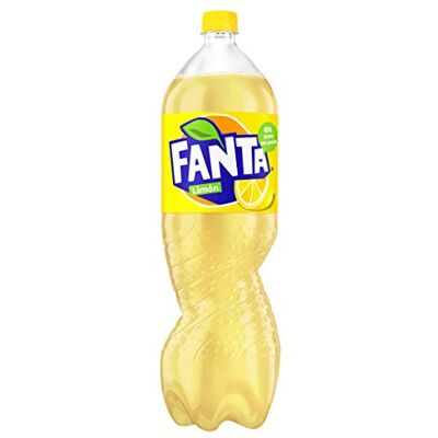 Fanta Lot de 6 bouteilles de citron en plastique Rafraîchissant au gaz 2 l - Publicité Fanta Lot de 6 bouteilles de citron en plastique Rafraîchissant au gaz 2 l - Publicité