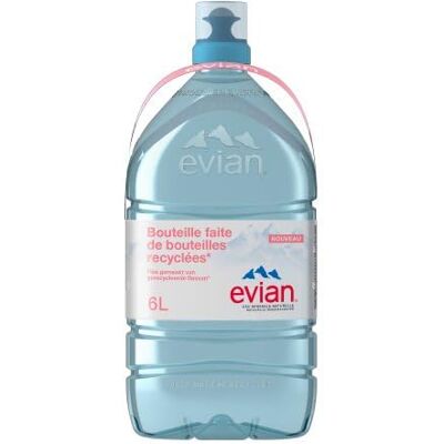 Evian - EVIAN - 6 L - Bouteille - Eau - Publicité Evian - EVIAN - 6 L - Bouteille - Eau - Publicité