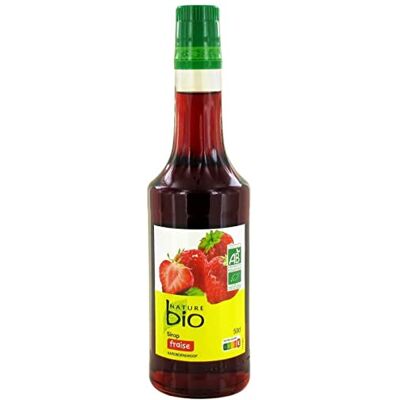 Boissons NATURE BIO Sirop De Fraise 50Cl Lot De 4 - Publicité Boissons NATURE BIO Sirop De Fraise 50Cl Lot De 4 - Publicité