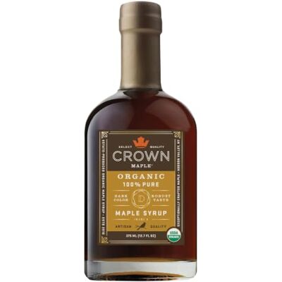 Crown Dark Color Sirop d'érable de (375 ml) - Publicité Crown Dark Color Sirop d'érable de (375 ml) - Publicité