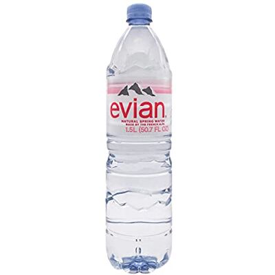 Evian minérale naturelle 1,5 L d'eau (Pack de 12 x 1.5ltr) - Publicité Evian minérale naturelle 1,5 L d'eau (Pack de 12 x 1.5ltr) - Publicité