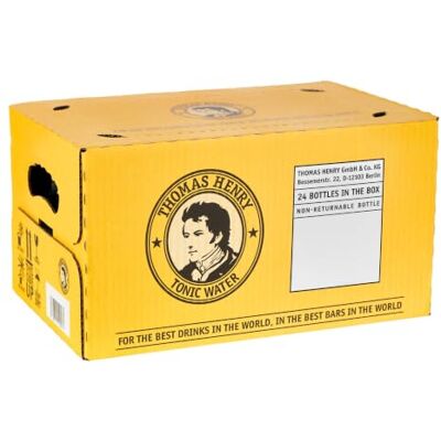 Thomas Henry Tonic Water 200ml Pack de 24Unités - Publicité Thomas Henry Tonic Water 200ml Pack de 24Unités - Publicité