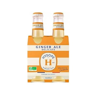 Hysope Ginger Ale Origine : France Idéal en cocktail 6 x 4 x 200 ml BIO - Publicité Hysope Ginger Ale Origine : France Idéal en cocktail 6 x 4 x 200 ml BIO - Publicité