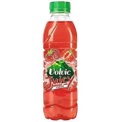 Volvic juicy fraise 50 cl 24 x 50 cl - Publicité Volvic juicy fraise 50 cl 24 x 50 cl - Publicité