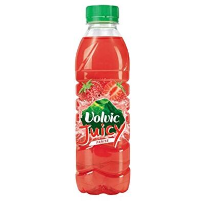Volvic Juicy Fraise 50cl (pack de 24) - Publicité Volvic Juicy Fraise 50cl (pack de 24) - Publicité
