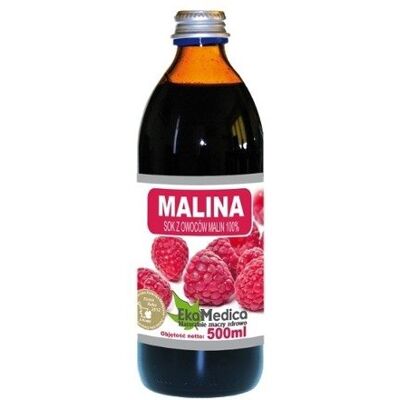 EkaMedica Jus de Framboise 500ml - Soutient Collagène & Immunité - Publicité EkaMedica Jus de Framboise 500ml - Soutient Collagène & Immunité - Publicité