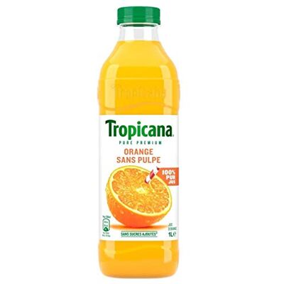 genéric TROPICANA Tropicana orange sans pulpe pet 1l Quatre Articles - Publicité genéric TROPICANA Tropicana orange sans pulpe pet 1l Quatre Articles - Publicité