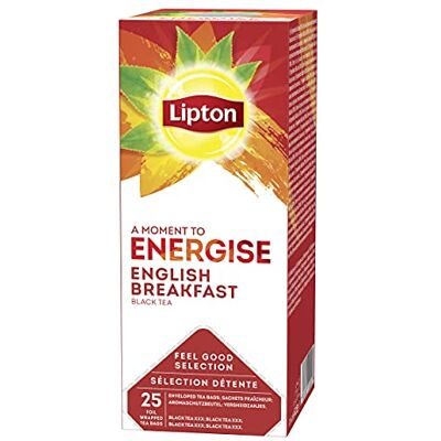 Lipton Gama Sensaciones Té Negro English Breakfast, 1 unité x 25 bolsitas - Publicité Lipton Gama Sensaciones Té Negro English Breakfast, 1 unité x 25 bolsitas - Publicité