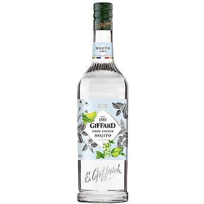 Giffard Sirop Mojito Recette et Fabrication Françaises Rafraîchissant et Aromatique 1 Litre - Publicité Giffard Sirop Mojito Recette et Fabrication Françaises Rafraîchissant et Aromatique 1 Litre - Publicité