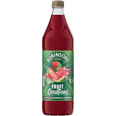 Robinsons Fruit Creations Courge Fraise et Pastèque 1L - Publicité Robinsons Fruit Creations Courge Fraise et Pastèque 1L - Publicité