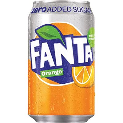 Fanta Orange Zéro 33cl (pack de 24) - Publicité Fanta Orange Zéro 33cl (pack de 24) - Publicité